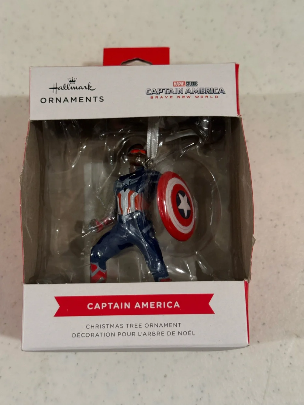 NEW Hallmark “ Captain America “ Brave New World Ornament